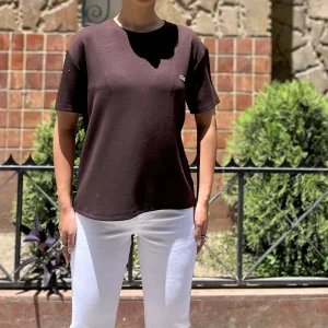 تیشرت برند lacoste 70 تیشرت برند lacoste قهوه ای