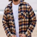how to set flannel shirt in mens style